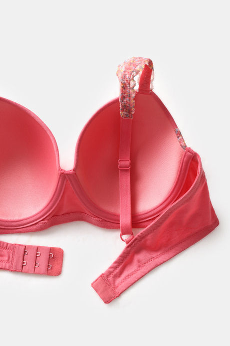 Zivame Cupid Chic Padded Wired 3/4th Coverage T-Shirt Bra - Desert Rose — image 6